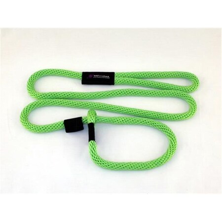 Soft Lines Soft Lines P20806LIMEGREEN Dog Slip Leash 0.5 In. Diameter By 6 Ft. - Lime Green P20806LIMEGREEN
